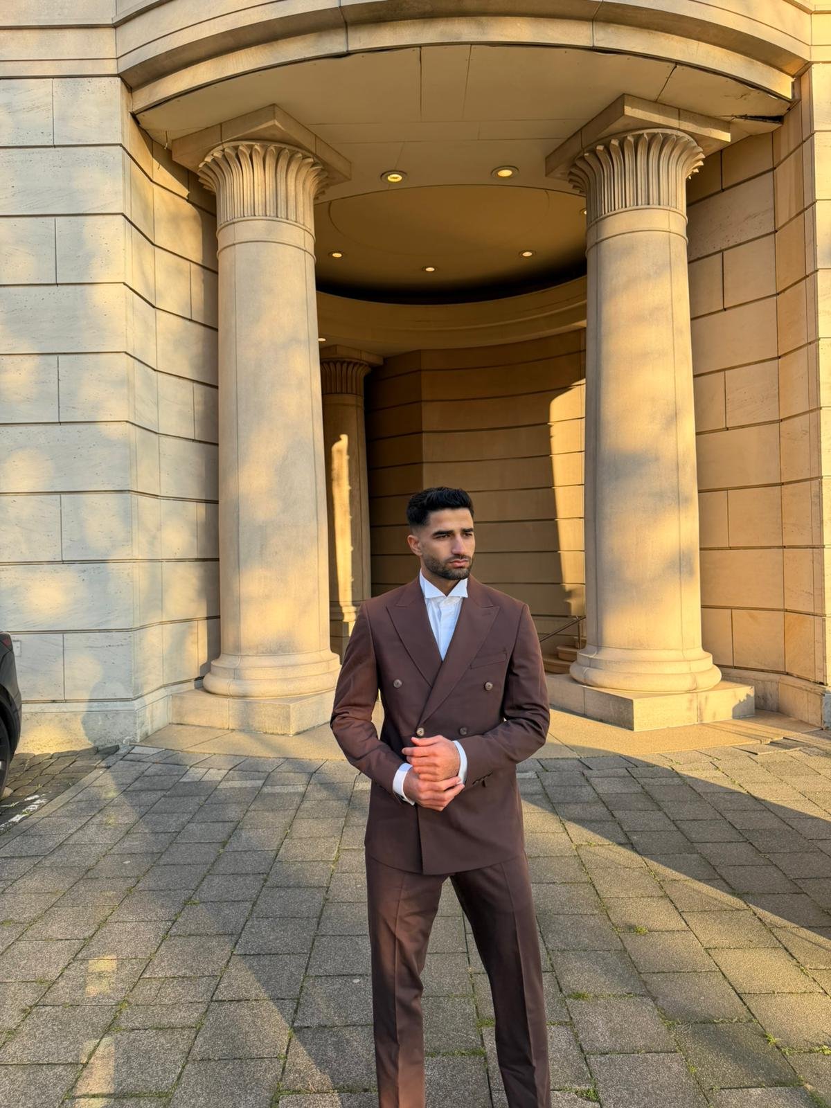 Cooper & Nelson 3 Piece Mens Suit Set, Slim Fit Suit for Men - Image 2